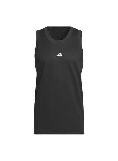 Adidas Legends Tank Black Basketball Tops 2Xs