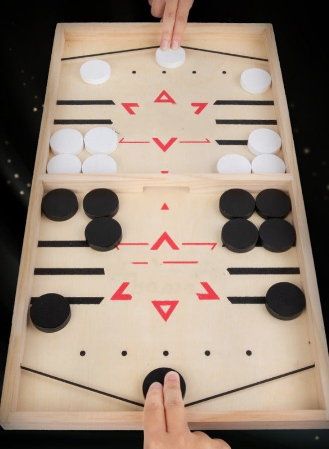 Wooden Board Game For Adult Children Hand-eye Coordination Training Table Football Battle Games  - Image 1