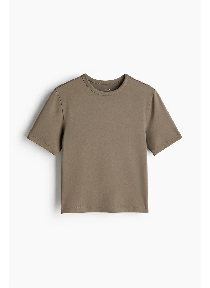H&M Cropped sports top in DryMove™