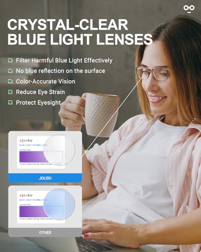 JOLISU 5 Pack Reading Glasses For Women,Spring Hinges, Sturdy and Durable（3.25 - Image 3