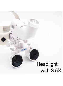 Verci Dental Headlight 5W LED Lamp, High Quality Magnification 5W Focusing Headlight, With Medical ENT Loupe Binocular Magnifier 2.5X 3.5X Optical Surgical Type  - Image 4