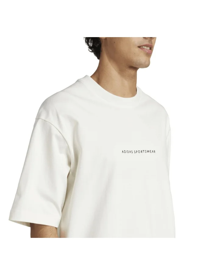 Adidas adidas M C DOODLE CAMP White Training T-SHIRTS for Men - XS