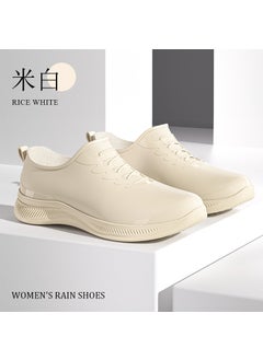 Generic Fashion Ankle Rain Boots Waterproof Non-Slip for WomenS320 Khakis [no velvet]] S320 Khakis [no velvet]] 