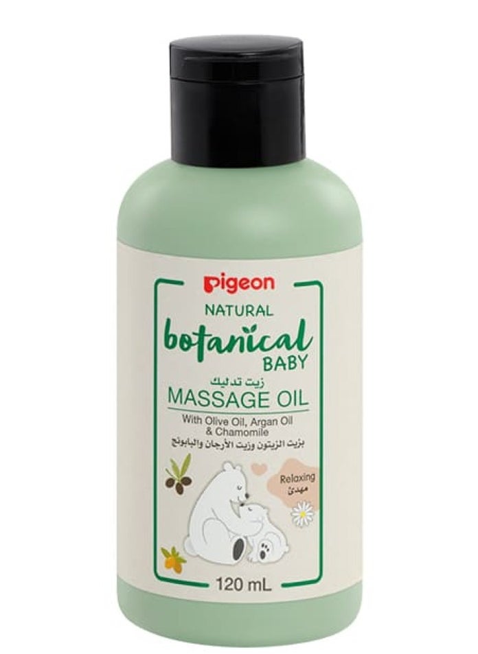 pigeon Natural Botanical Baby Massage Oil 120ml  - Image 1