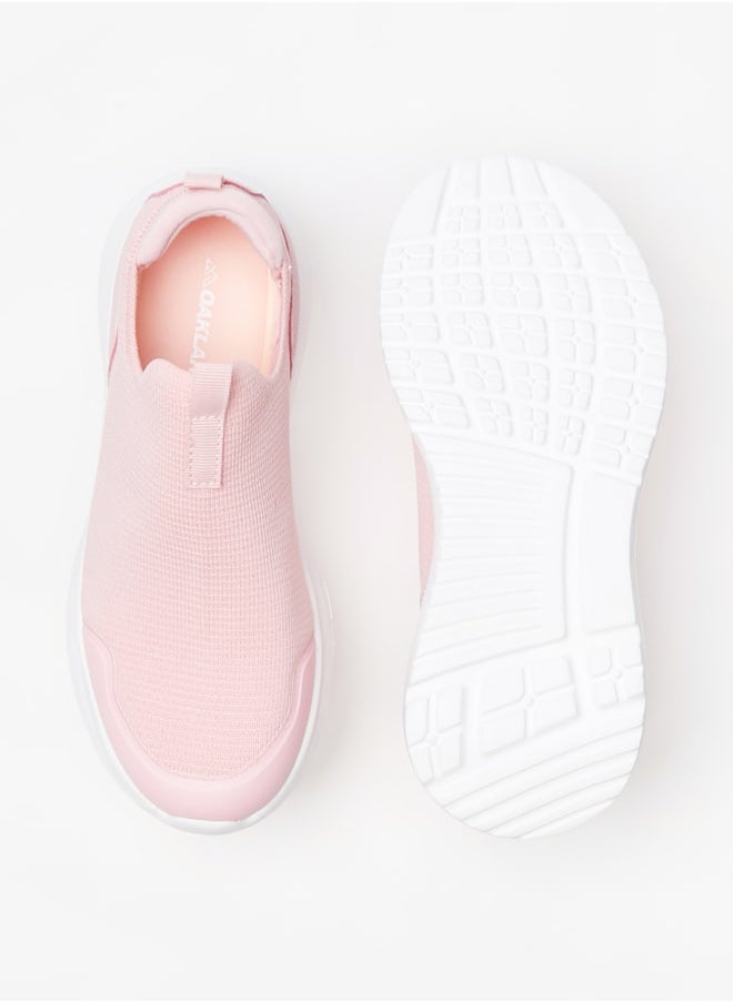Oaklan by Shoexpress - Girl's Textured Slip-On Sports Shoes - Image 1