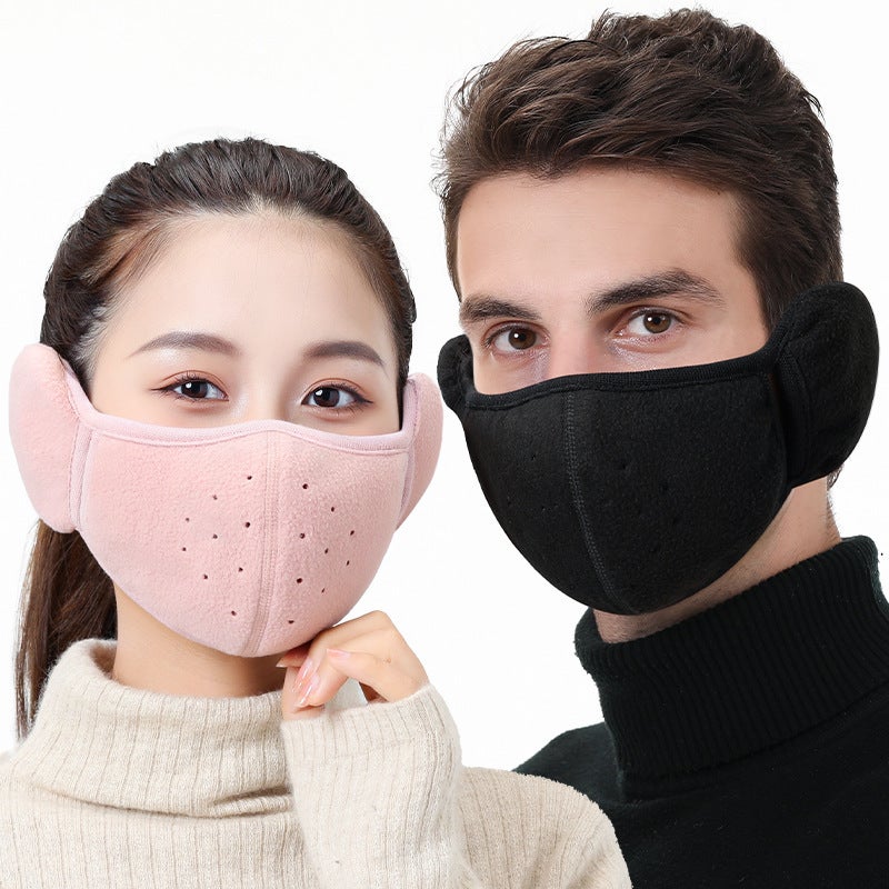 Men Women Winter Two-in-one Earmuffs Warm Mask Dust-proof Cold-proof Riding Ear Muff Wrap Outdoor Windproof Band Ear Warmer - Image 3