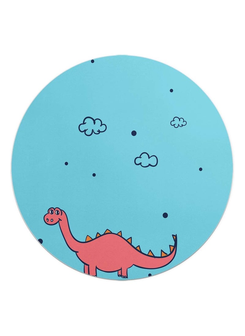 Exotic Dinosaur Kids Round Flexible Mouse Pad  - Image 1