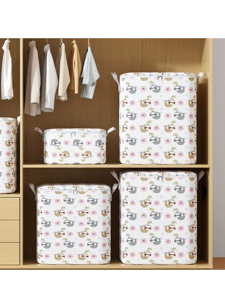 Rozino 1pc Large Capacity Storage Bag, Non-Woven Fabric Handbag Organizer, for Sheets, Duvets, Seasonal Clothing, and Toys, with Hand Washable or Dry Clean Only - Image 4