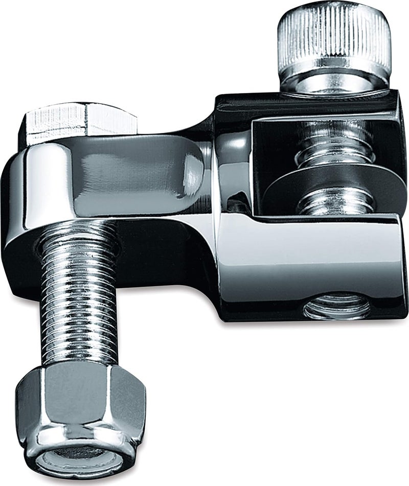 Kuryakyn 8043 Motorcycle Foot Control Component: 1-1/4" Footpeg/Stirrup/Heel Rest Extenders, Chrome, 1 Pair - Image 1