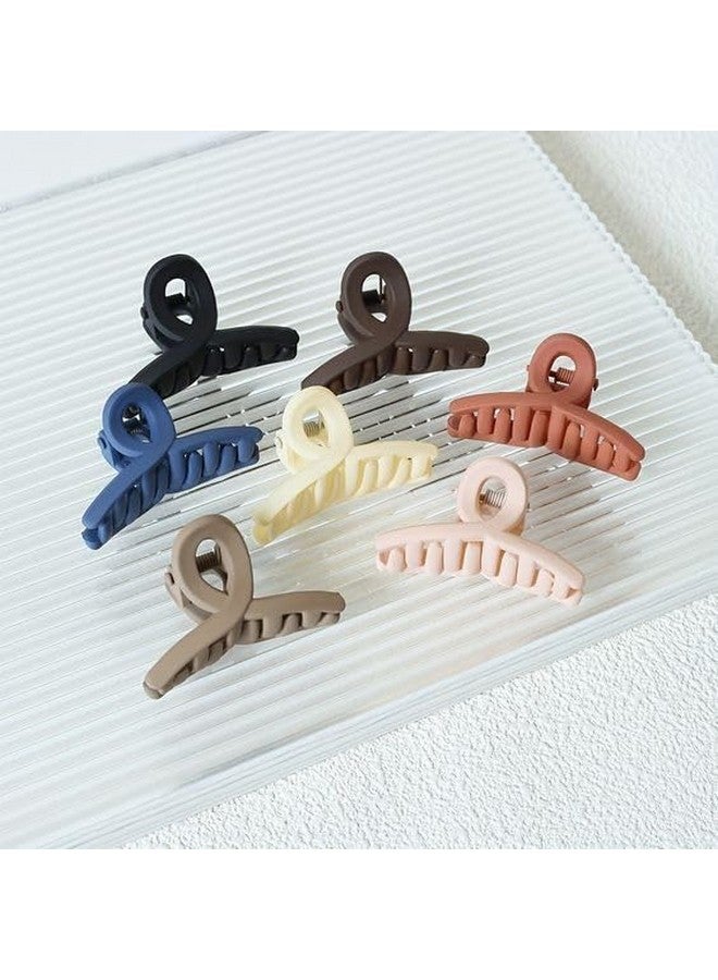 QUILBOOL Hair Claw Clips, 6 Pack Non-slip Jaw Clips Medium Hair Clamps for Thick Curly Long Hair, Wide Grip Hair Accessories for Women Girls - Non-Slip Hair Accessories for Women Girls - 6 pc, Multi. - Image 5
