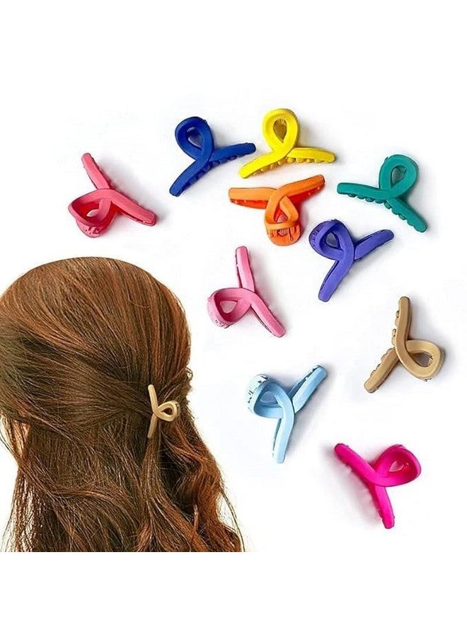 QUILBOOL Hair Claw Clips, 6 Pack Non-slip Jaw Clips Medium Hair Clamps for Thick Curly Long Hair, Wide Grip Hair Accessories for Women Girls - Non-Slip Hair Accessories for Women Girls - 6 pc, Multi. - Image 1