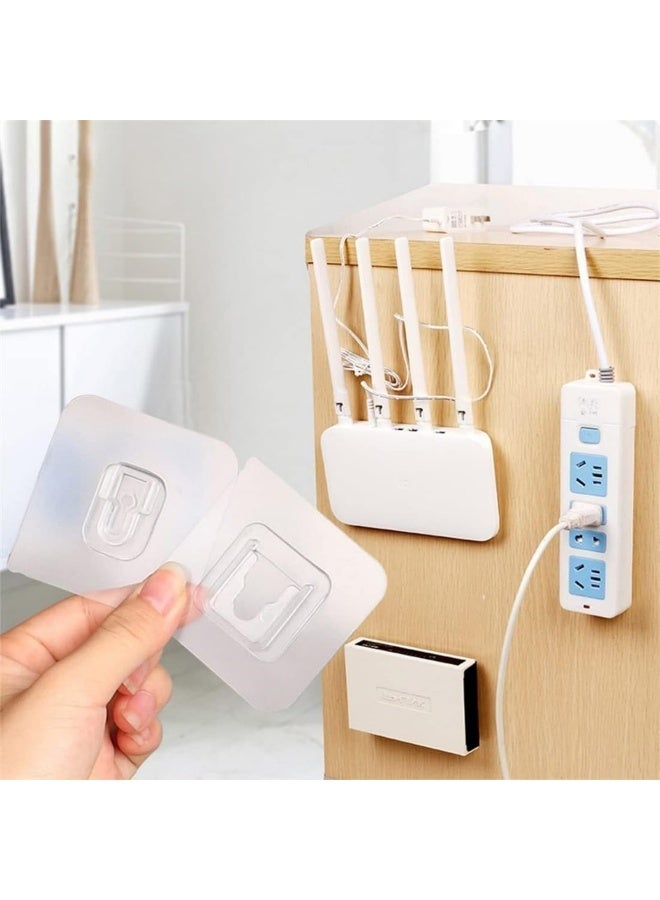 SKY-TOUCH Double-Sided Adhesive Wall Hooks 10 Pairs  - Image 3