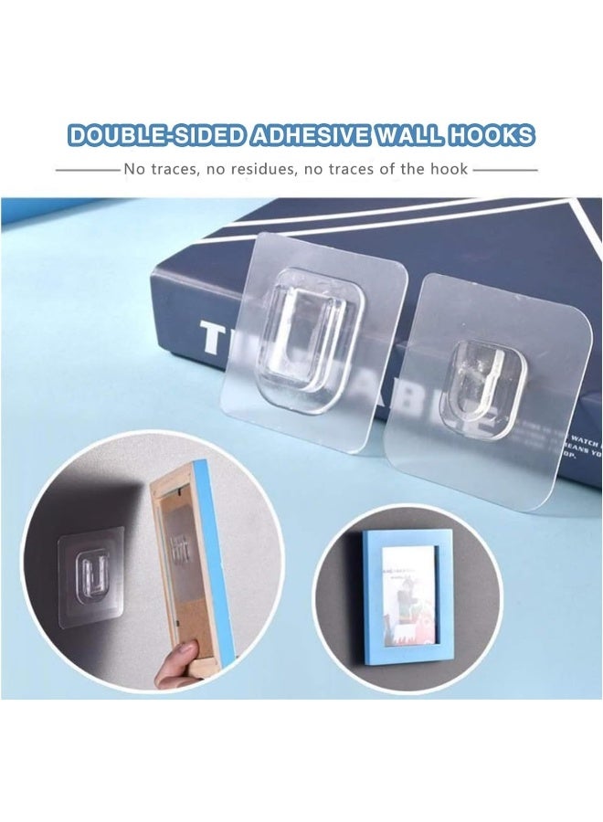 SKY-TOUCH Double-Sided Adhesive Wall Hooks 10 Pairs  - Image 5