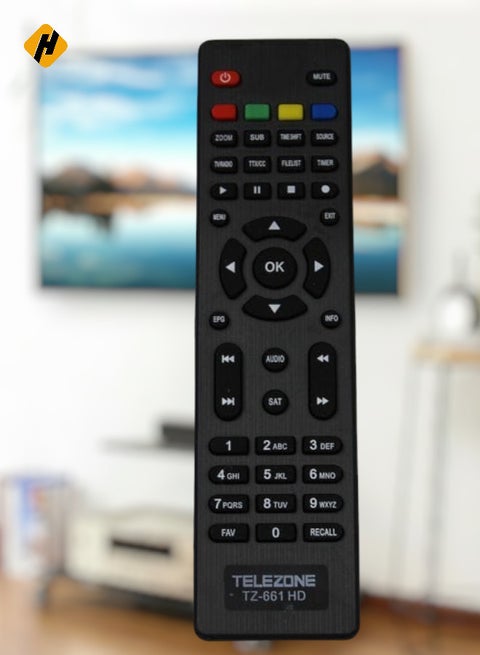 Replacement Remote Controller For Receiver Tz-661 Hd