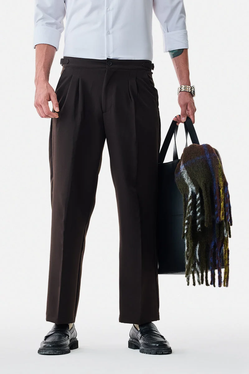 SNITCH Loose Fit Stretch Trousers
