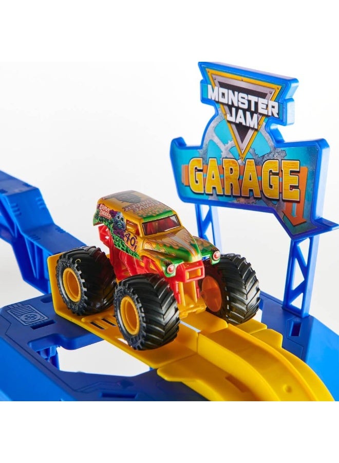 Monster Jam مجموعة ألعاب المرآب مع شاحنة الوحش الحصرية غريف ديغر - Image 2