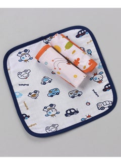 babyhug Babyhug Cotton Muslin Wash Cloths for Babies, Soft & Absorbent, Pack of 3  - Image 1