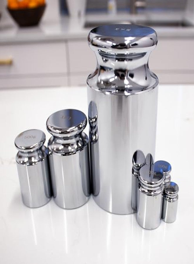 إسكالي وزن معايرة إسكالي 200 غرام - أوزان معايرة دقيقة من الفولاذ المقاوم للصدأ للموازين الرقمية وموازين المختبرات وموازين المجوهرات - Image 5