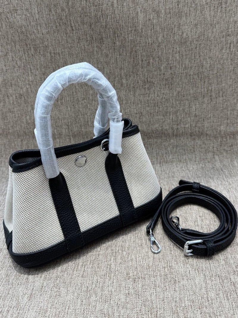 Mini Canvas Garden Bag Togo Leather Handbag Tote Bag Single Shoulder Crossbody Small Bag Women'S One Piece Drop Shipping - Image 4