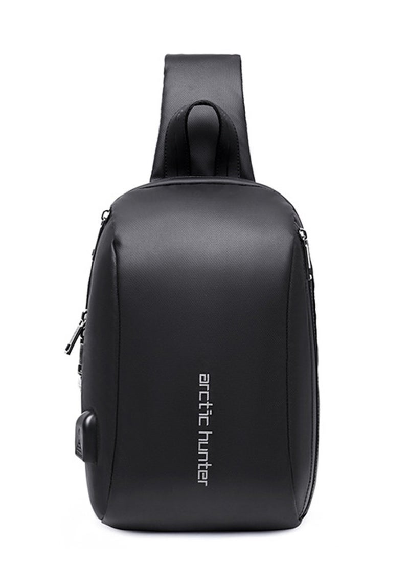 ARCTIC HUNTER - Cross Body Sling Bag Water Resistant Anti Theft Unisex Shoulder bag with Built in USB Port for Travel Business Shopping XB00081 - Image 1