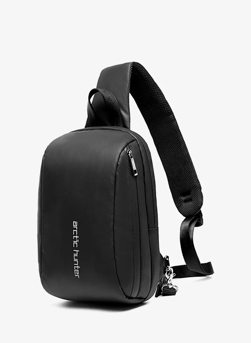 ARCTIC HUNTER Cross Body Sling Bag Water Resistant Anti Theft Unisex Shoulder bag with Built in USB Port for Travel Business Shopping XB00081