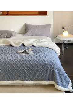 ممم الرئيسية بطانية ناعمة ورقيقة قابلة للعكس من الفرو الصناعي من MMM HOME مقاس كينج (200×230 سم)  - Image 1