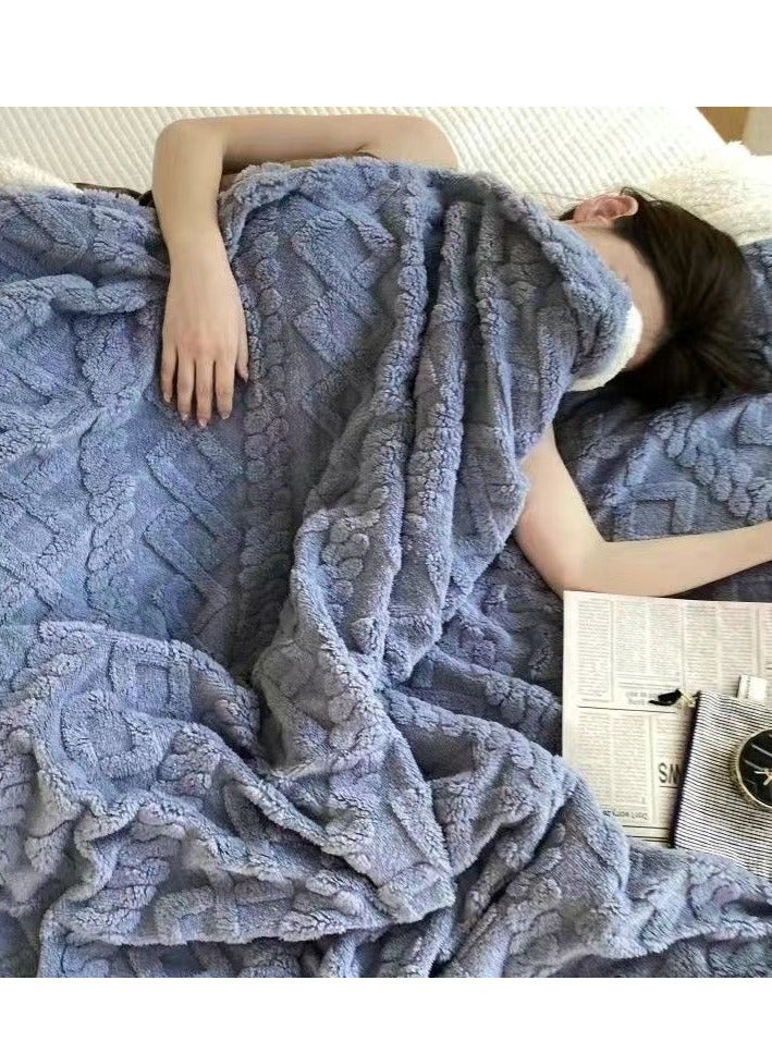MMM HOME MMM HOME Comfy KING SIZE(200X230cm) Reversable Faux Fur Soft &Fluffy Blanket  - Image 2