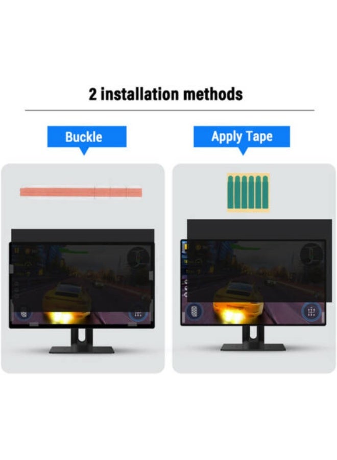 EZYTEK شاشة خصوصية مغناطيسية، وضوح شاشة معزز، تحجب الضوء الأزرق الضار، متوافقة مع ماك بوك، أسود | EZ13.3MG9E - Image 3