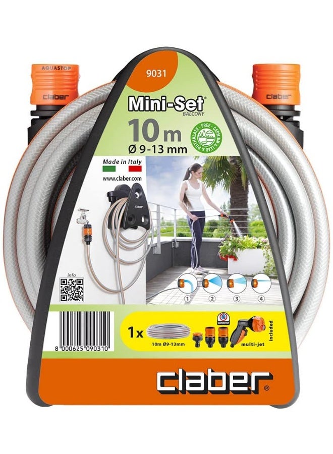 كلابر مجموعة ري حدائق ستاند خرطوم مرن 10متر مع رشاش شاور كلابر ايطالي 90310000 - Image 2