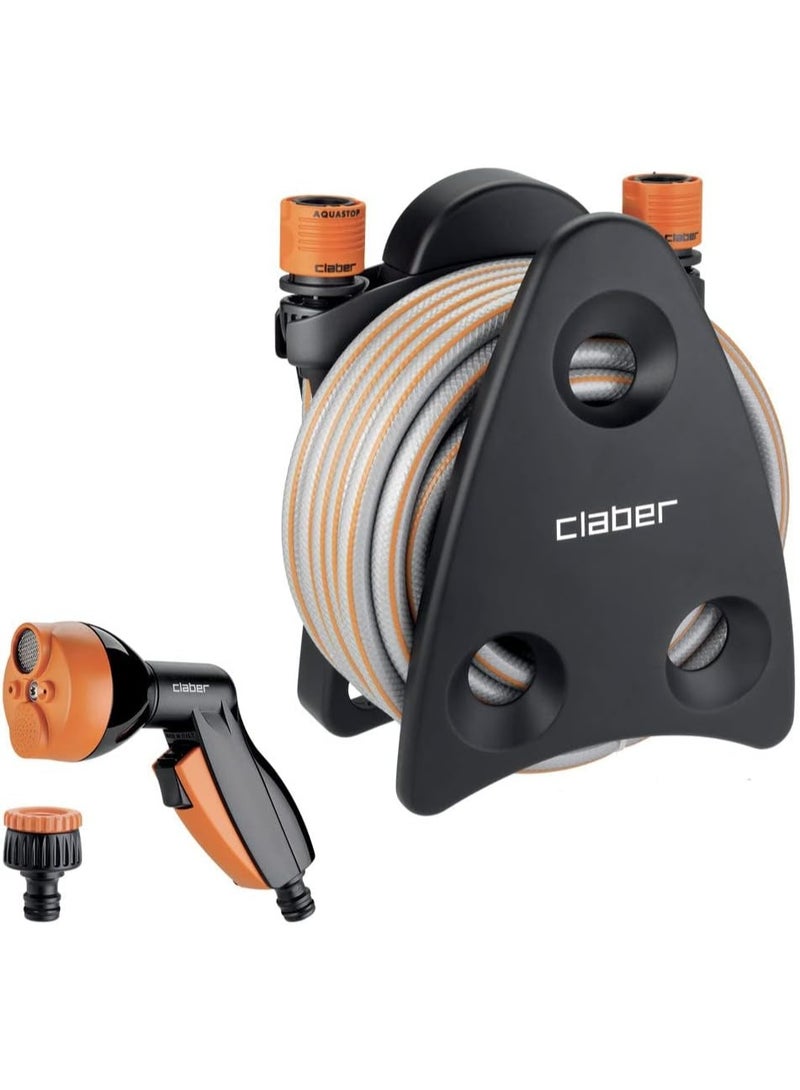 كلابر مجموعة ري حدائق ستاند خرطوم مرن 10متر مع رشاش شاور كلابر ايطالي 90310000 - Image 1