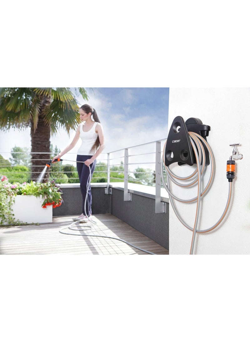 كلابر مجموعة ري حدائق ستاند خرطوم مرن 10متر مع رشاش شاور كلابر ايطالي 90310000 - Image 3