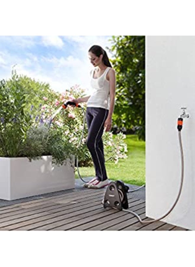 كلابر مجموعة ري حدائق ستاند خرطوم مرن 10متر مع رشاش شاور كلابر ايطالي 90310000 - Image 5