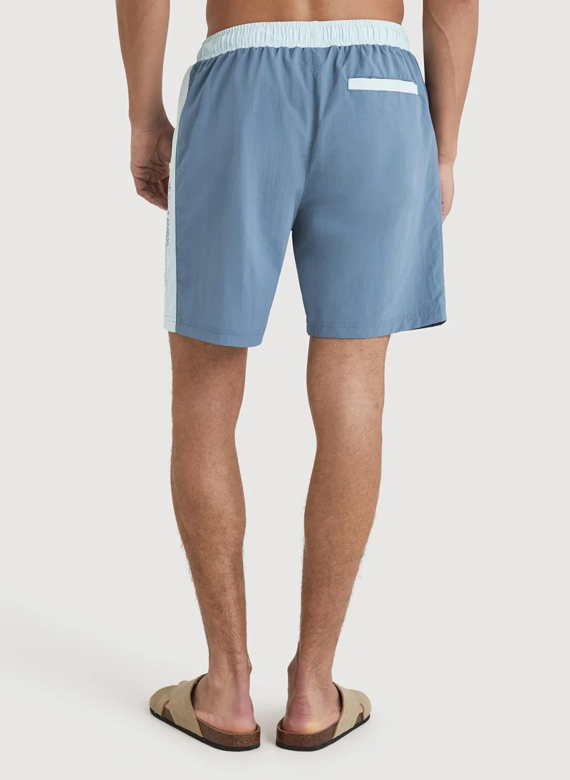 Nautica  Men 7 Inch Swim Shorts for Beach, Pool and Summer Activities - Green for Men | Best Price UAE