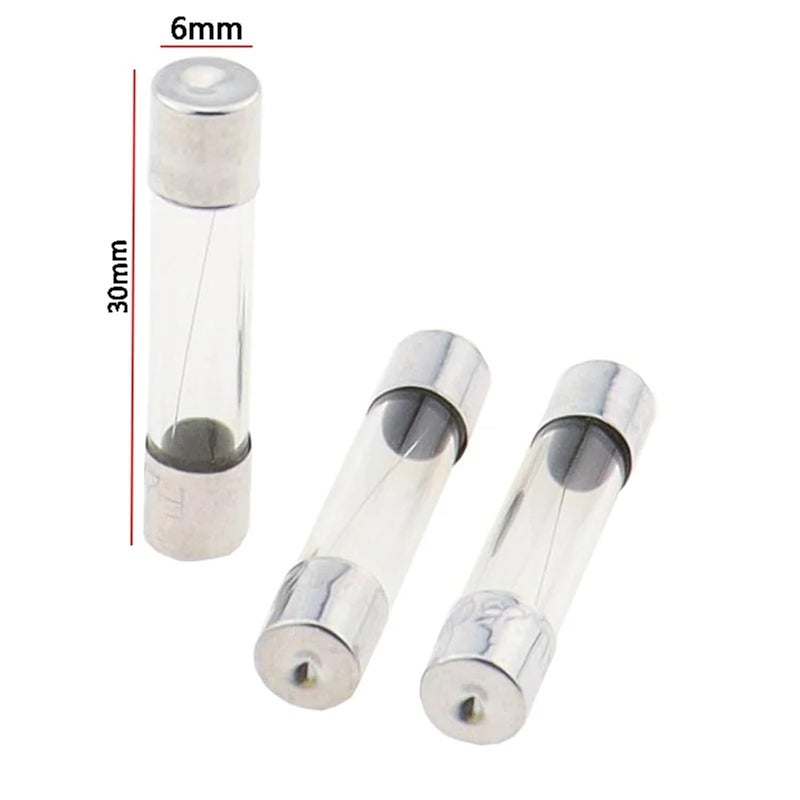 5A 6x30mm Fast Blow Glass Fuse Tube 250V 0 5A To 30A 100 Pieces - Image 5