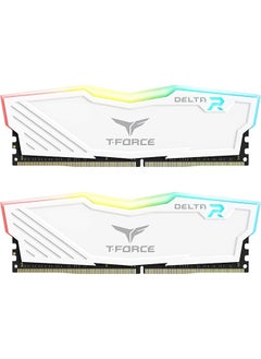 TeamGroup 32GB (2X16GB) 3600MHz DDR4 DESKTOP RGB GAMING RAM - WHITE  - Image 1