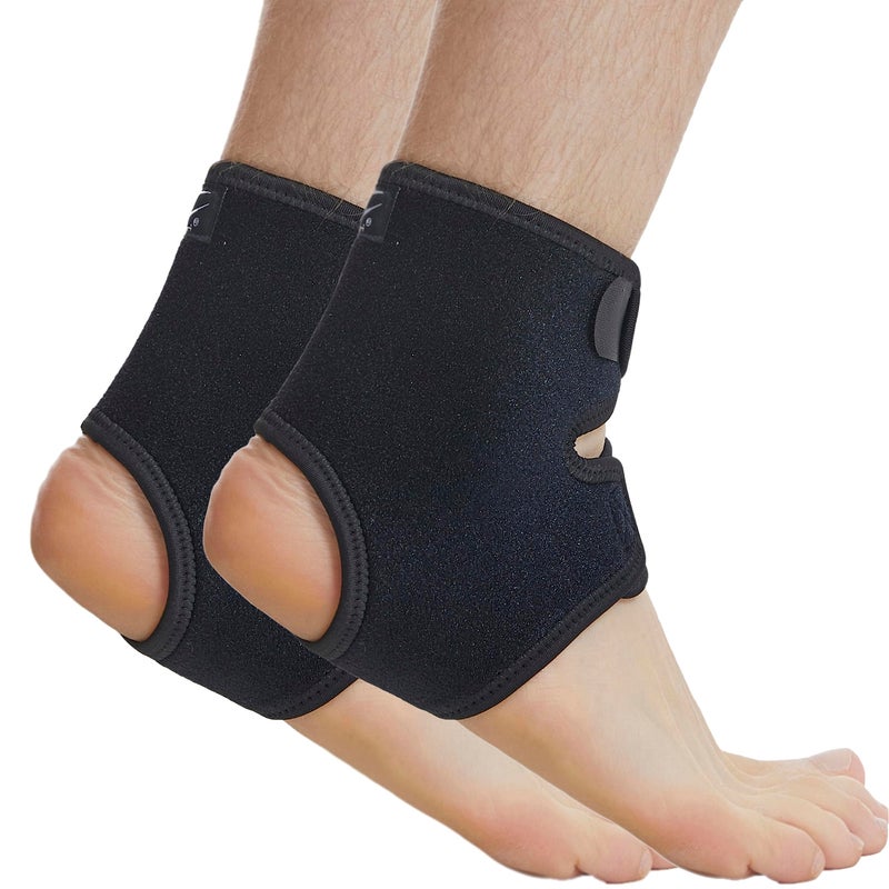 Ankle Support Brace Ankle Wraps for Men Women Compression Ankle Brace Breathable Neoprene Sleeve Lightweight Highelastic Stabilizer for Running Sprains Arthritis Small Pack of 2