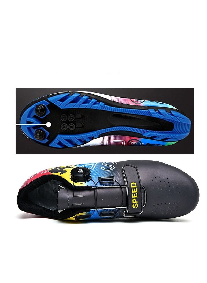 KUYING New Type of Road Lock Cycling Shoes Hard Sole Mountaineering Shoes Racing Sports Shoes  - Image 1