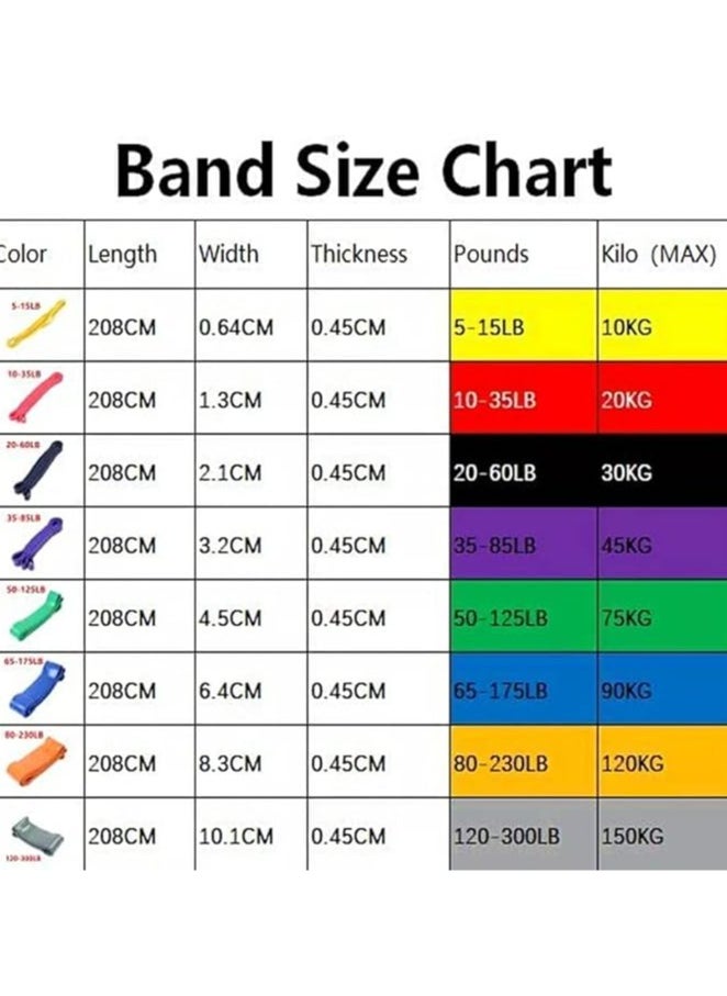 Resistance Band, Pull Up Bands, Pull Up Assistance Bands, Workout Bands, Exercise Bands, Resistance Bands Set for Legs, Working Out, Muscle Training, Physical Therapy, Shape Body, Men Women - pzsku/Z44B2C4CC6F1860592843Z/45/_/1729425154/01bb361e-8d02-4b00-b415-ad8268488152