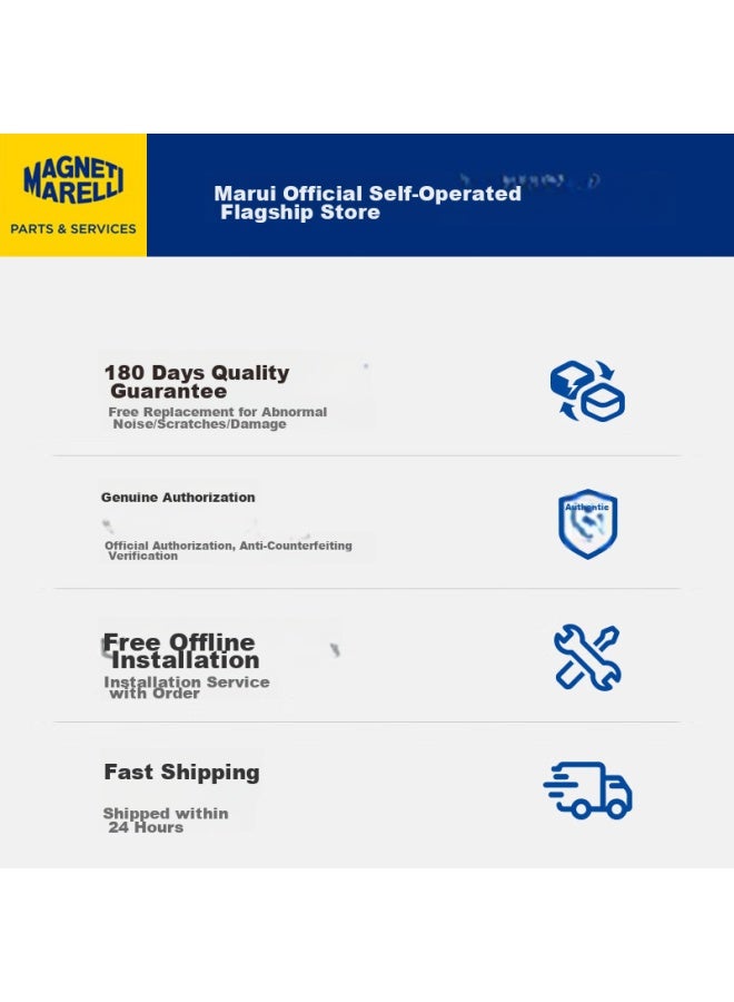 Magneti Marelli Ideal L8 Windshield Wiper Blades, Car Accessories, Pro Original Grade Boneless Front Rubber Wiper Strips, 25/20 - Image 4