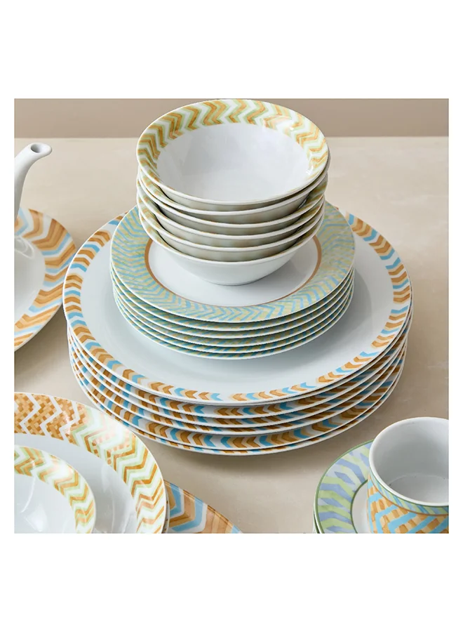 Home Box Zip Zap 49-Piece Dinner Set 220 ml
