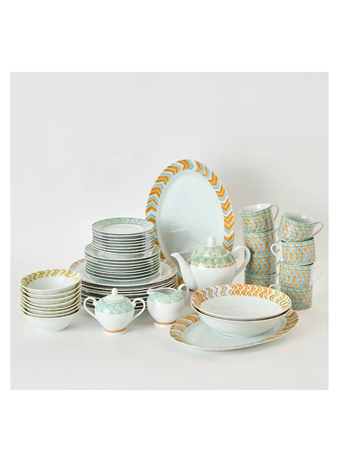 Home Box Zip Zap 49-Piece Dinner Set 220 ml