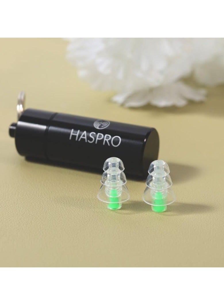 HASPRO HASPRO Work Soft Earplugs – Soft Silicone, Triple-Layer Design, Comfortable & Reusable for DIY Projects, Lawn Mowing, Drilling, Polishing, Workshop – Noise Protection with Storage Case, CE Certified  - Image 5