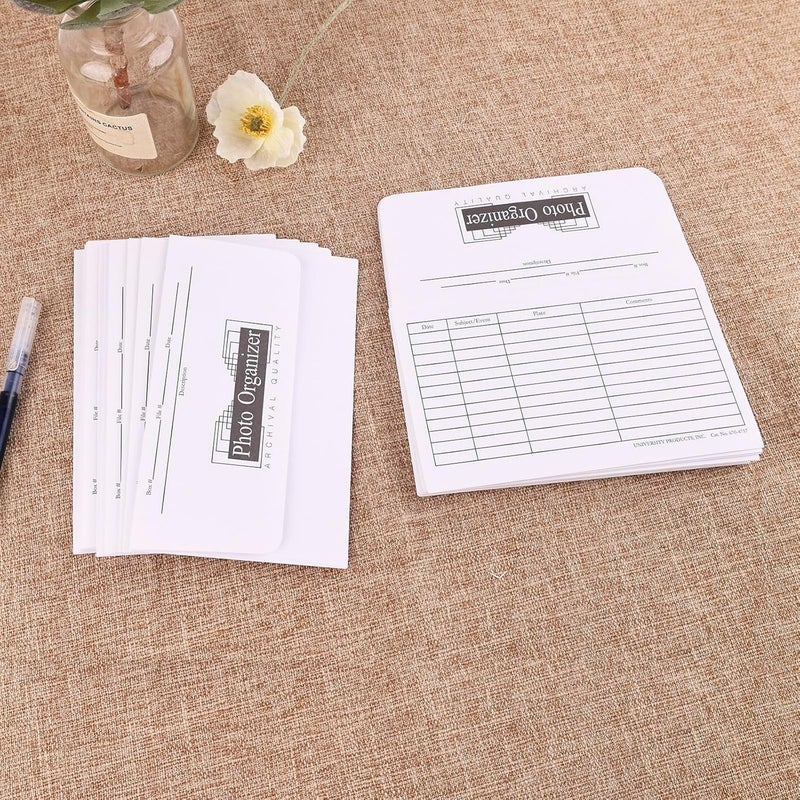 Lineco , Acid-Free Photo organizer White File Envelopes 4x6 Inch, for Photos, Postcards, Greeting Cards (25/Count, 8 Pack) - Image 5