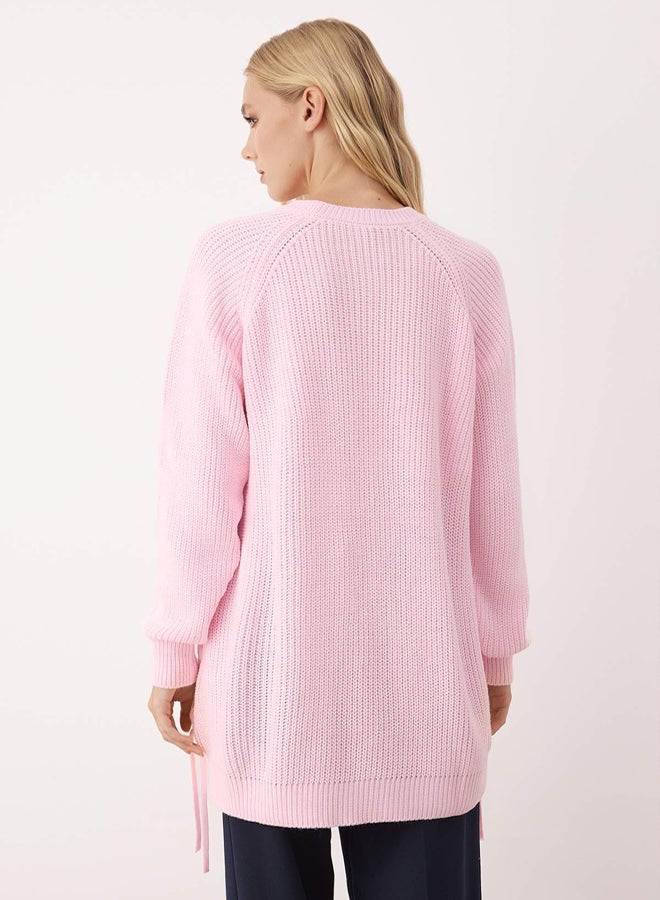 trendyol Pink Knitted Detailed Sweater - Image 3
