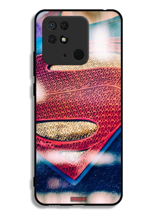 Tolwak Xiaomi Redmi 10C Protective Case Cover Superman Logo - Image 2