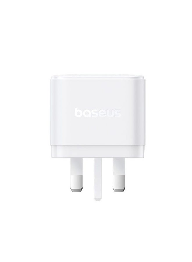 بيسوس شاحن سريع بالم 65 واط 2C+U مع كابل Type-C إلى Type-C بقوة 100 واط - (قابس بريطاني) - Image 2