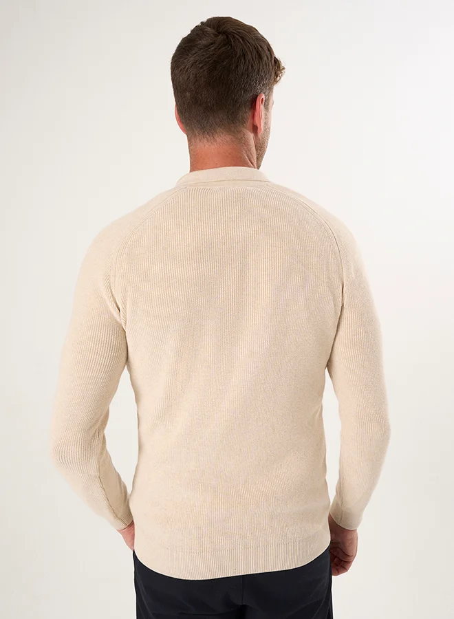 FELIX HARDY Full Zip Knit Cardigan