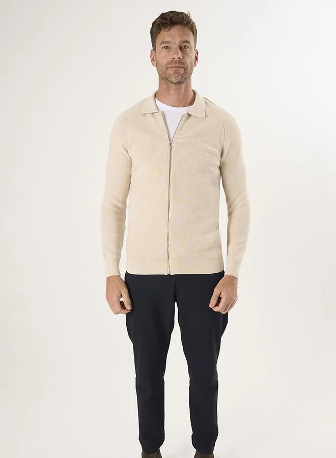 Full Zip Knit Cardigan