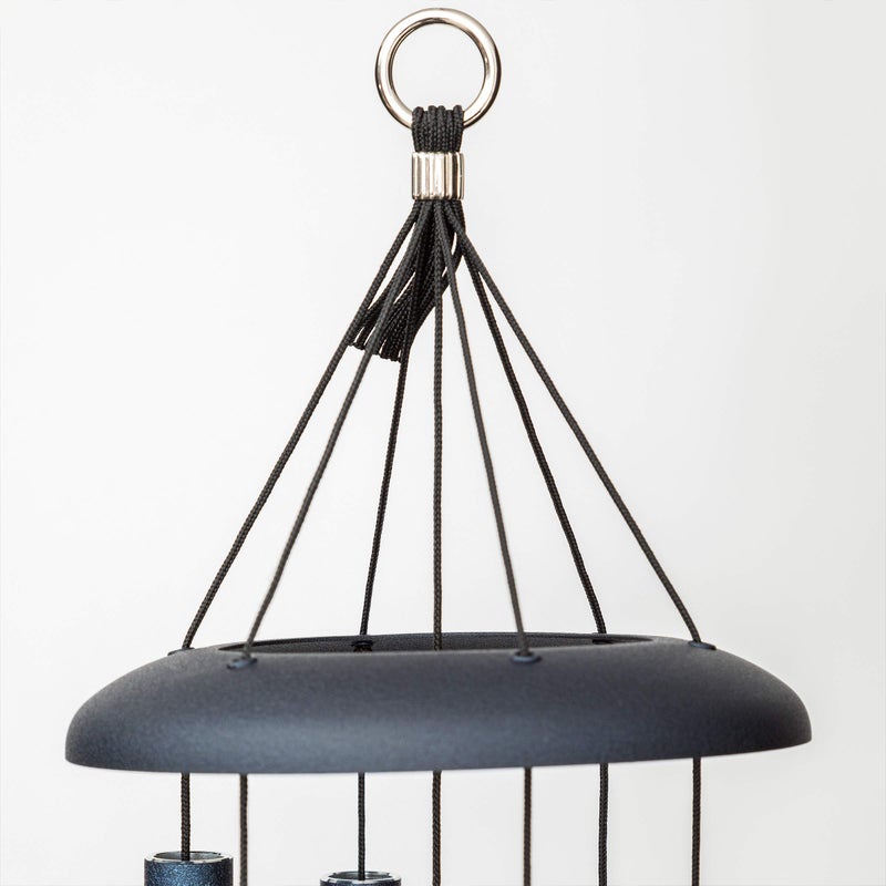 Corinthian Bells by Wind River - 27 inch Midnight Blue Wind Chime for Patio, Backyard, Garden, and Outdoor Decor (Aluminum Chime) Made in The USA - Image 3