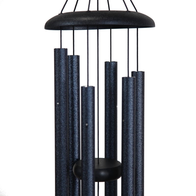 Corinthian Bells by Wind River - 27 inch Midnight Blue Wind Chime for Patio, Backyard, Garden, and Outdoor Decor (Aluminum Chime) Made in The USA - Image 1